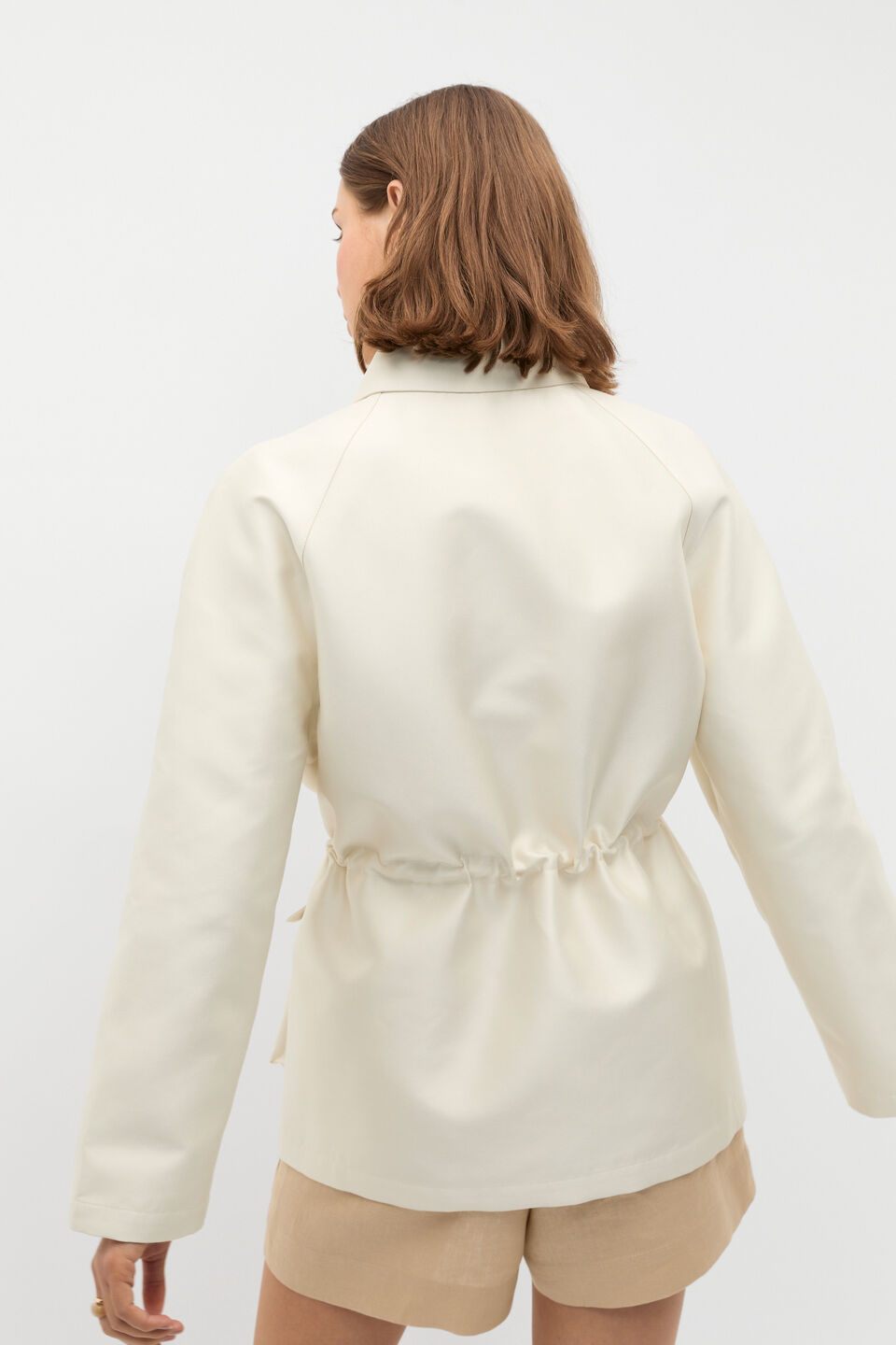 Minimalist Anorak  Buttercream