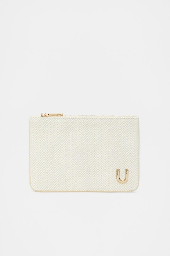 Initials Pouch  U  hi-res