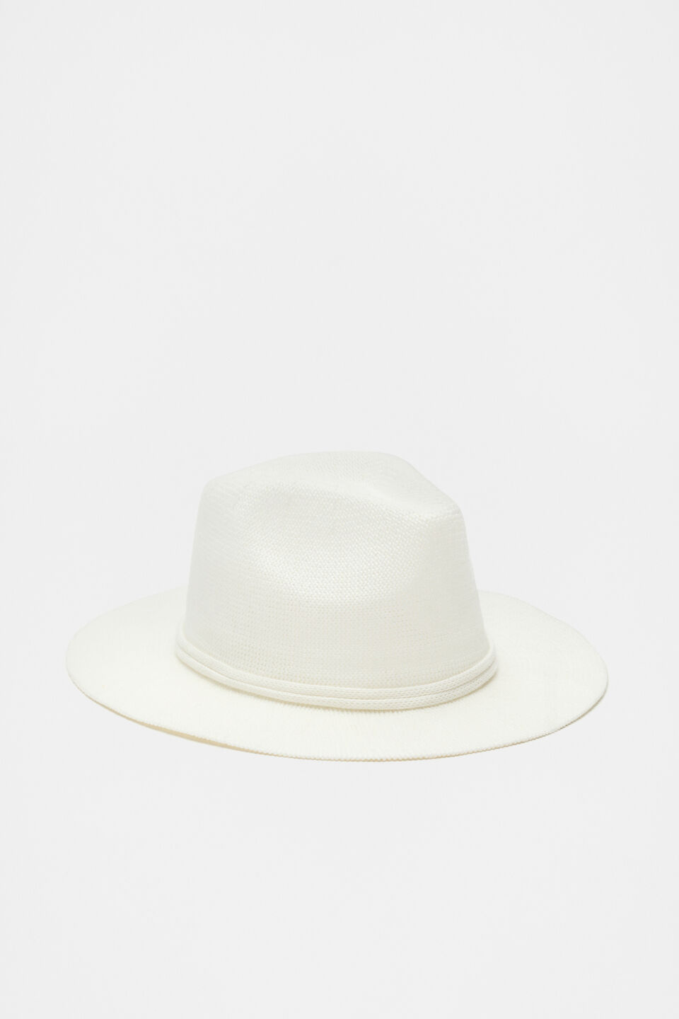 Knit Fedora  Cream
