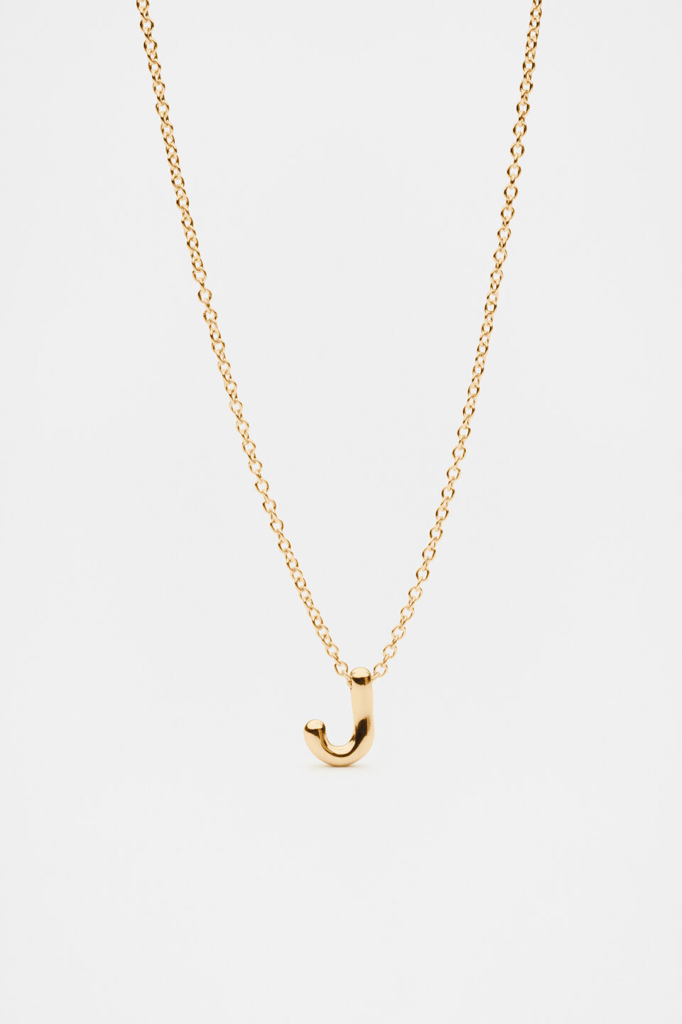 Bubble Letter Necklace  J