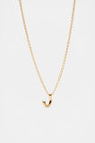 Bubble Letter Necklace  J  hi-res