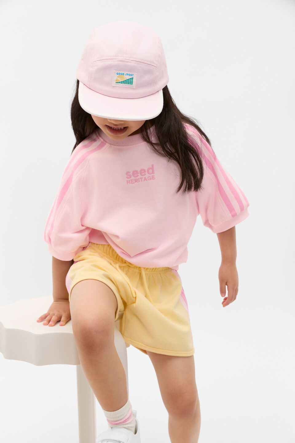 5 Panel Cap  Pink Lemonade