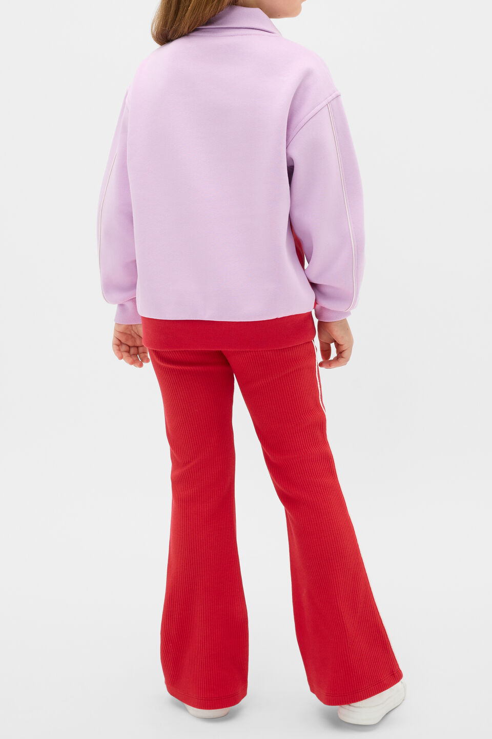 Core Panelled Sweater  Orchid
