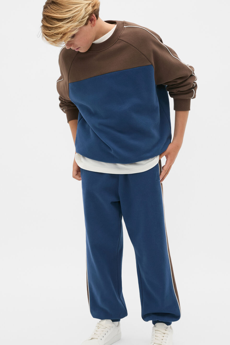 Spliced Sweat Top  Multi
