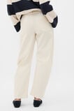 Twill Cotton Tapered Pant  Coconut Cream  hi-res