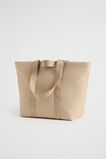 Monochrome Logo Tote  Champagne Beige  hi-res