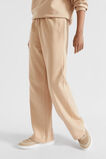 Terry Wide Leg Trackpant  Champagne Beige  hi-res