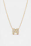 Initial Jewel Bubble Necklace  M  hi-res