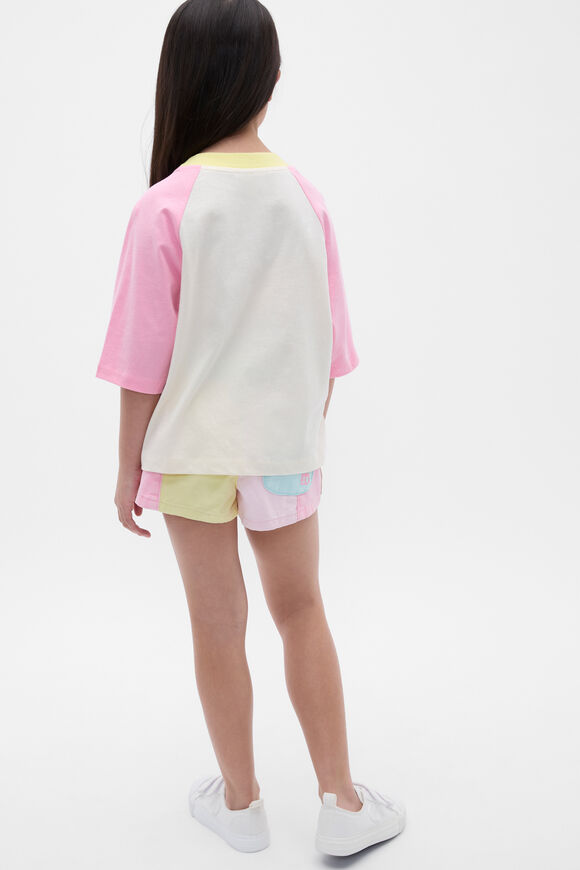 Boxy Raglan Tee  Multi  hi-res