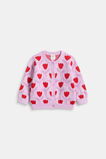 Tulip Knit Cardigan  Orchid  hi-res