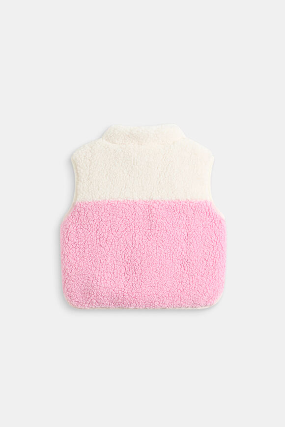Reversible Logo Vest  Candy Pink  hi-res