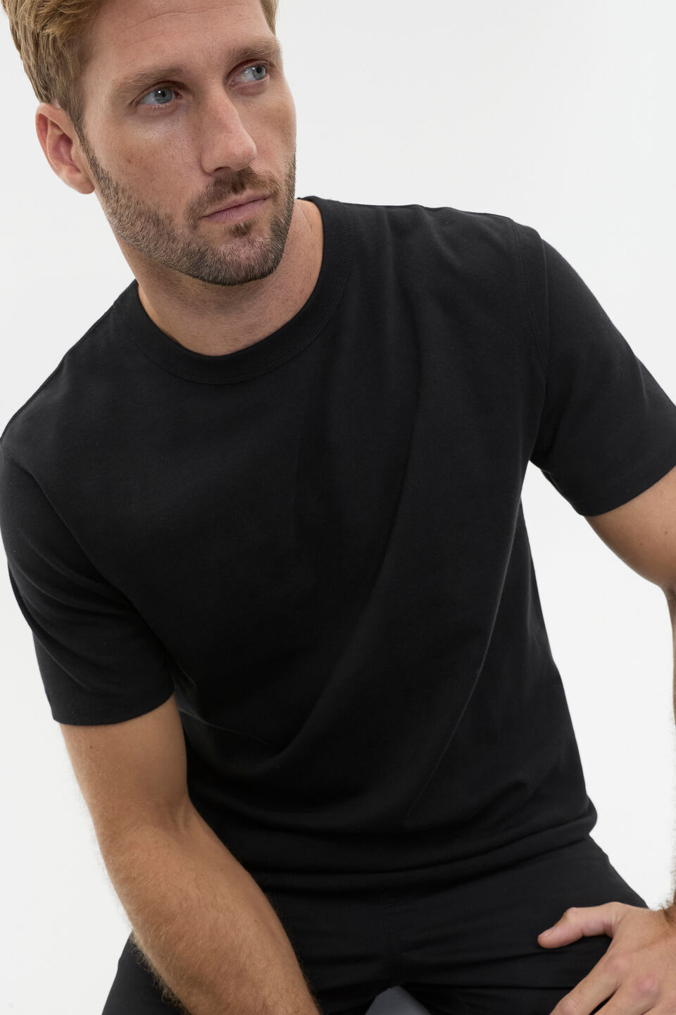 Crew Tee  True Black