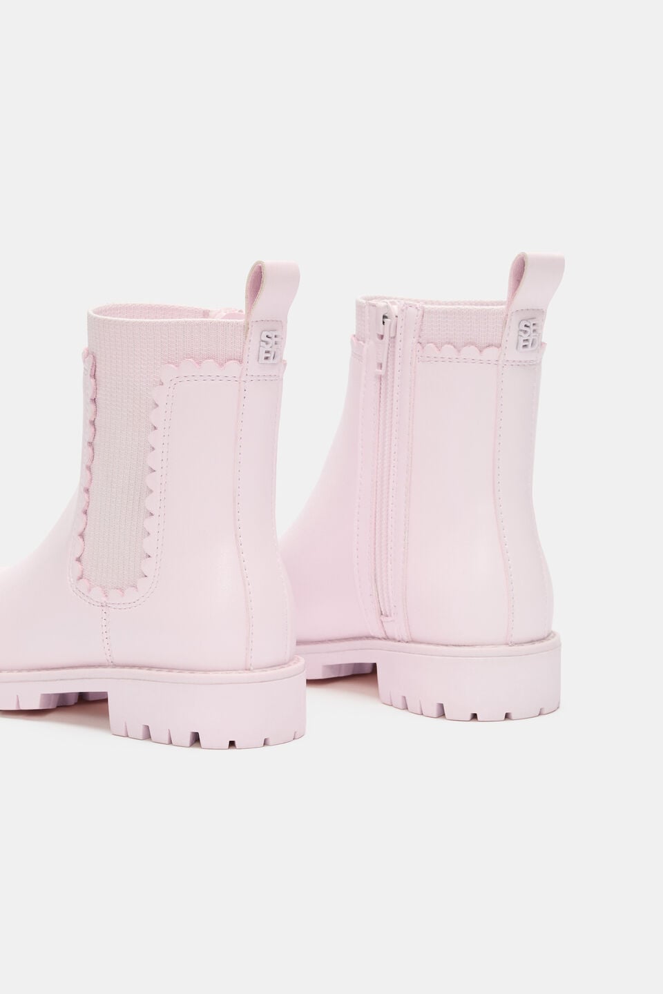 Scallop Boot  Pink Lemonade
