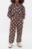 Cord Floral Balloon Pant  Cacao  hi-res