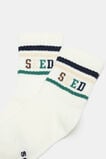 Logo Triple Stripe Sock  Multi  hi-res