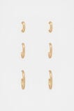 Thin Hoops Ear Pack  Gold  hi-res