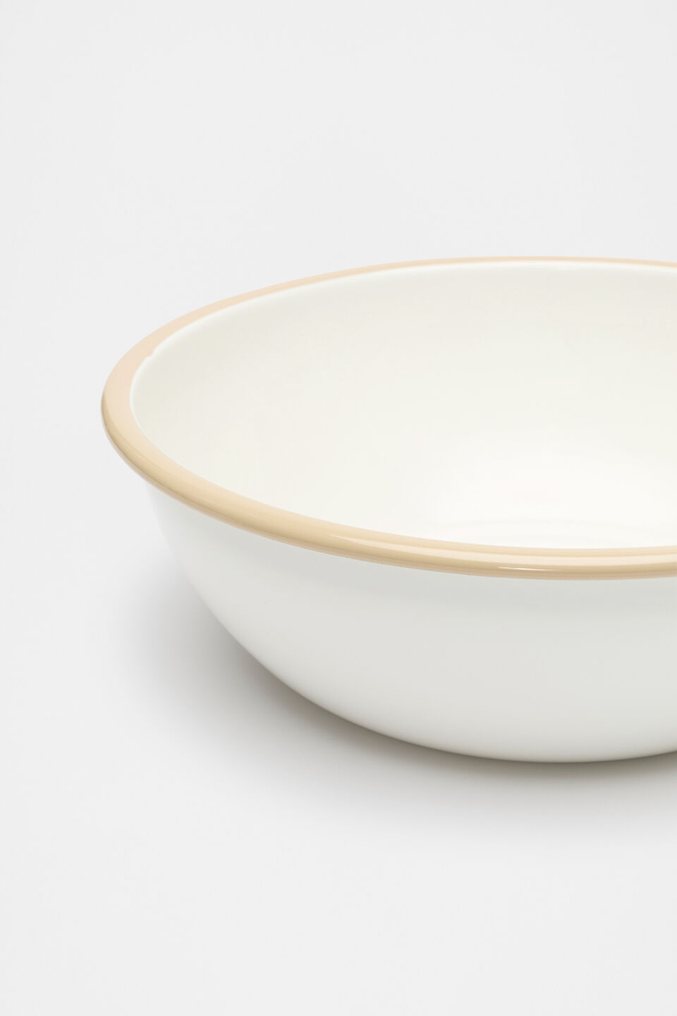Loretta Large Salad Bowl  Cloud Cream