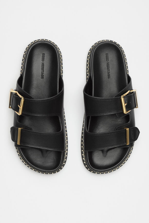 Sasha Trim Slide  Black  hi-res