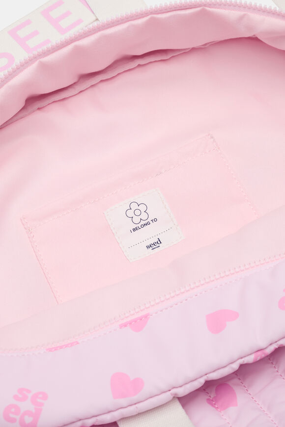 Baby Quilted Overnighter  Heart  hi-res