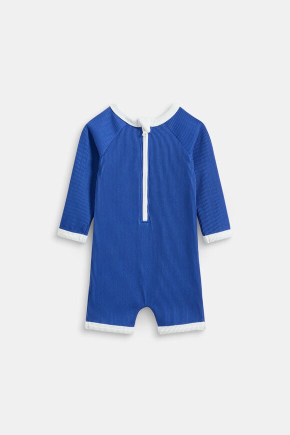 Textured Rib Swimsuit  Cobalt  hi-res