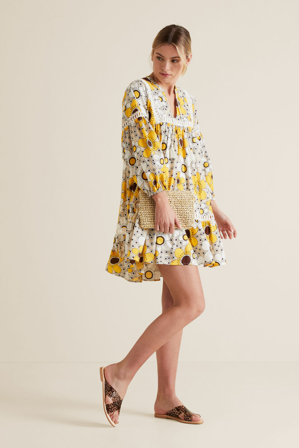 Retro Floral Dress  