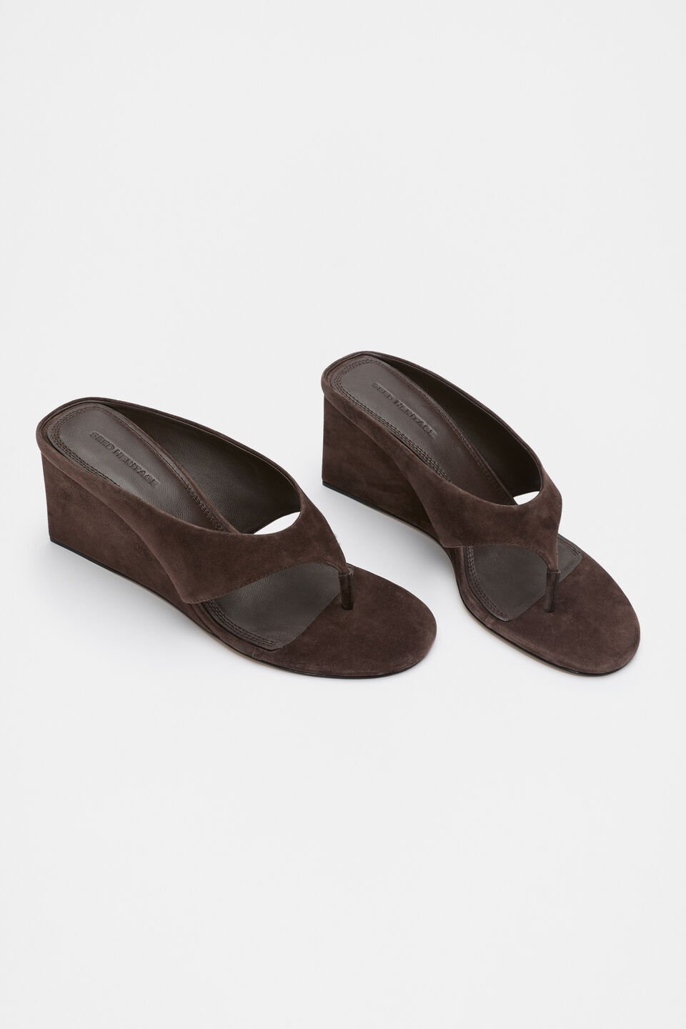 Tove Wedge Heel  Chocolate