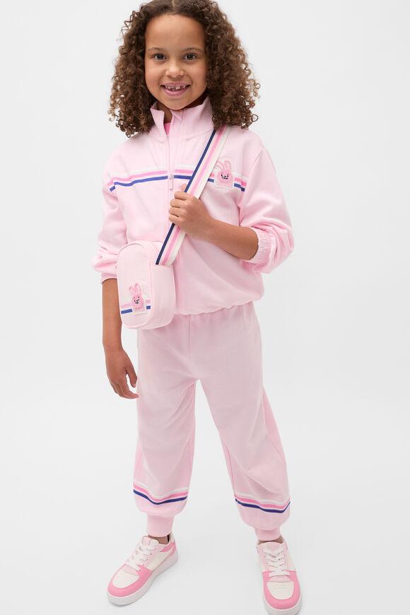 Bunny Zip Through Sweat  Pink Lemonade  hi-res