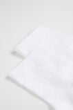Quarter Crew Sock  White  hi-res