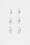 Sculptural Twist Ear Pack  Silver  hi-res