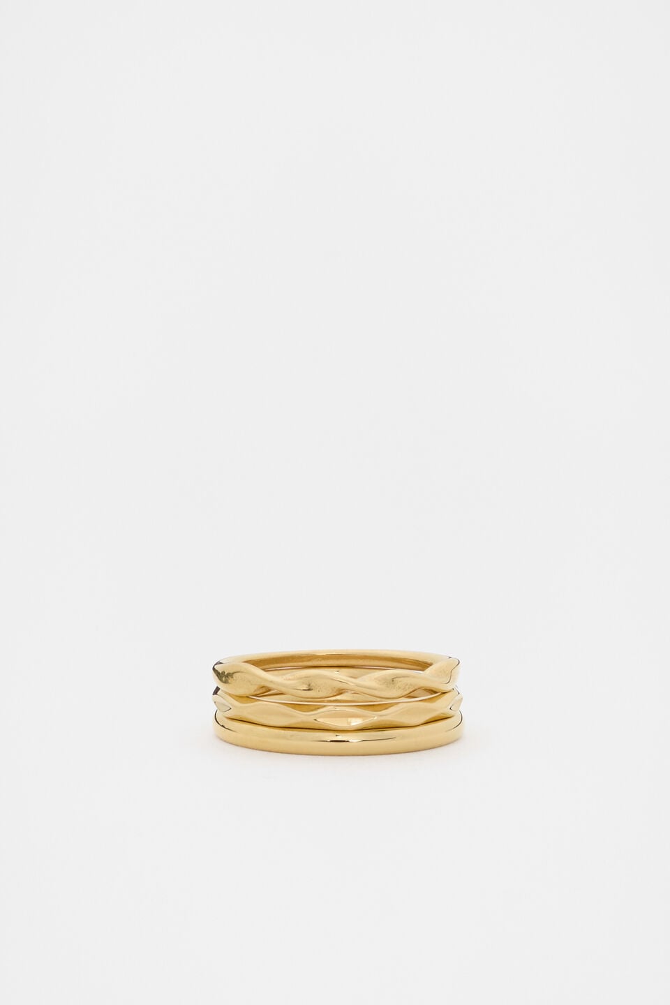 Waterproof Ring Set  Gold