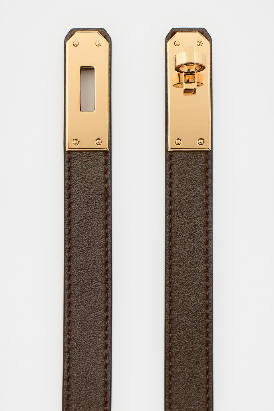 Florence Twist Buckle Belt  Chocolate