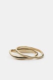 Molten Bangle Set  Gold  hi-res