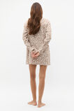Henley Rib Nightie  Animal Print  hi-res