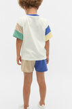 Panelled Logo Tee  Classic Cream  hi-res