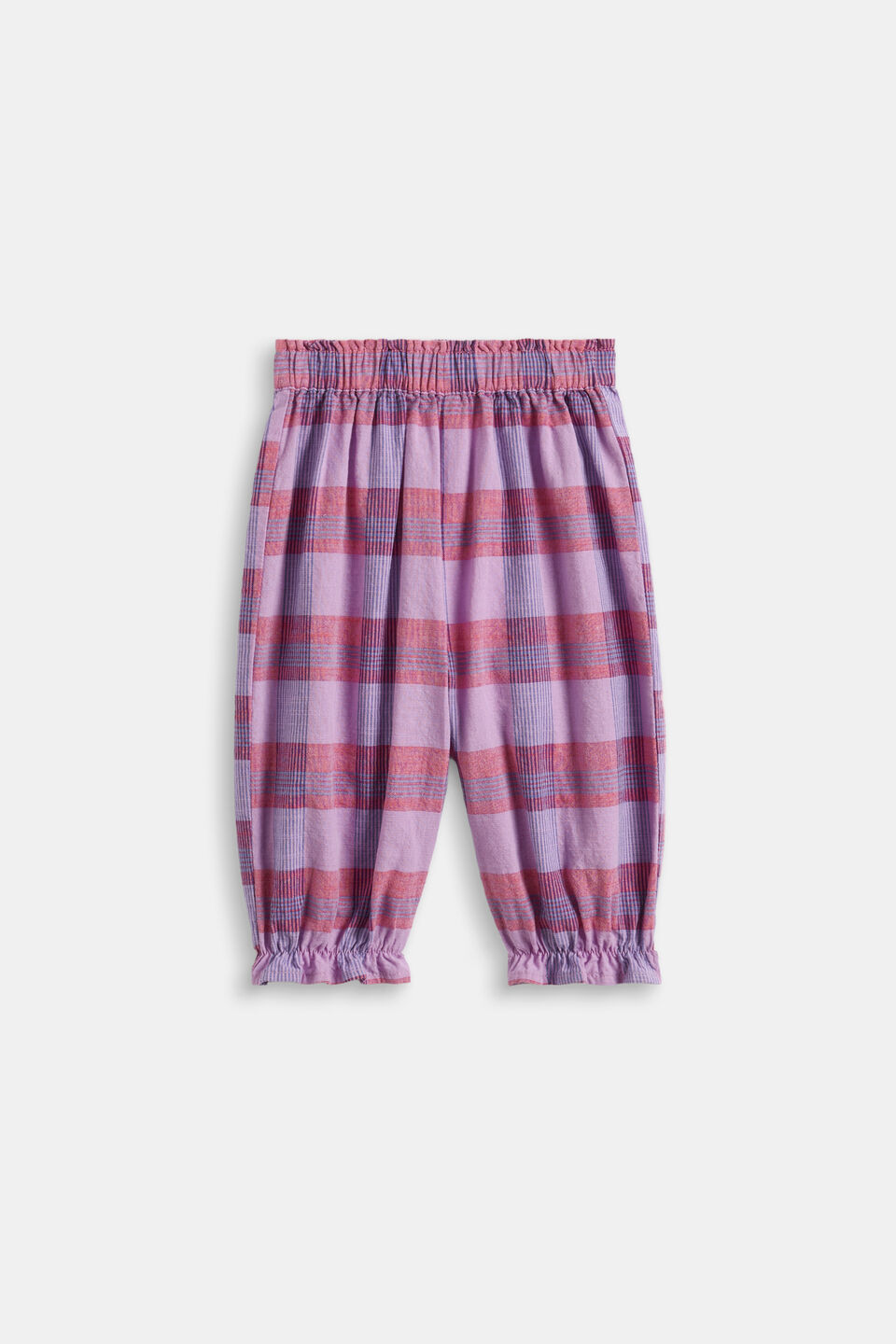 Check Frill Pant  Multi