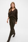 Crinkled Satin Slip Skirt  Coffee Bean  hi-res