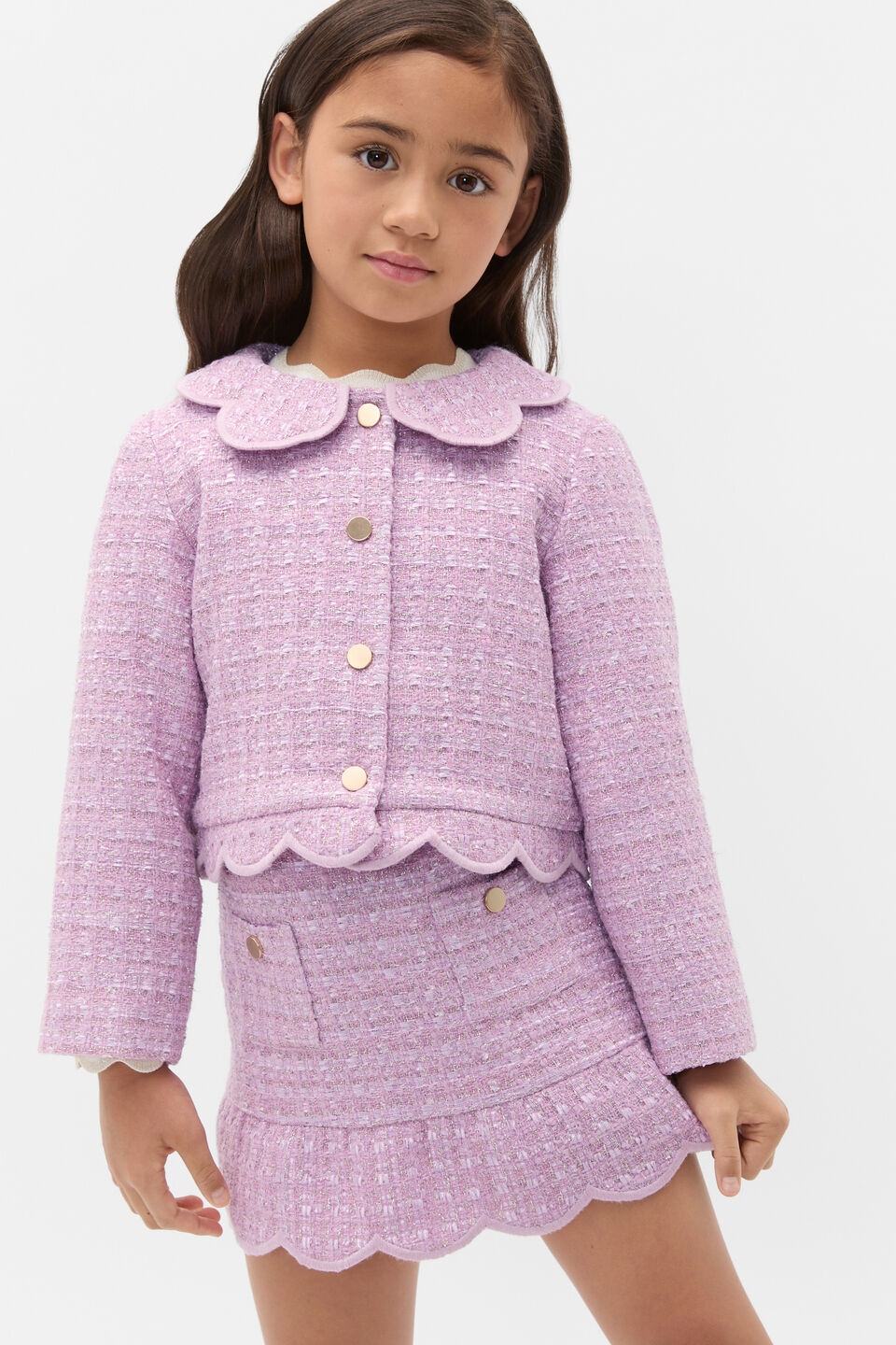 Tweed Jacket  Orchid