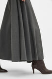 Crossdye Suit Skirt  Charcoal Crossdye  hi-res
