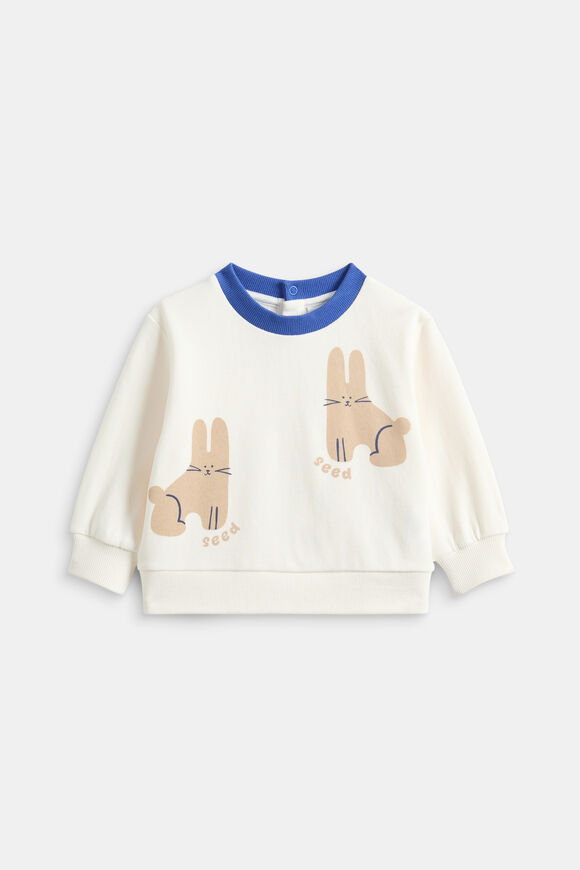Bunny Hop Sweat Top  Classic Cream  hi-res