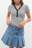 Snap Rib Tee  New Navy  hi-res