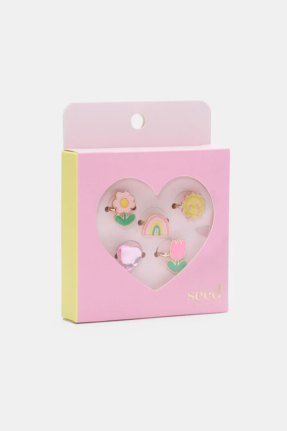 Colourblock Ring Box  Multi  hi-res