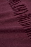 Fringe Scarf  Plum Red  hi-res