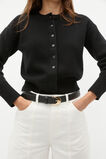 Dove Circle Buckle Belt  Black  hi-res