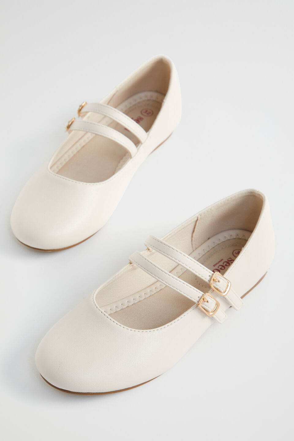 Twin Strap Ballet  Creme