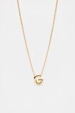 Bubble Letter Necklace  G  hi-res