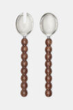 Shai Salad Servers  Silver  hi-res