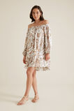 Palm Print Swing Dress    hi-res