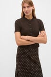 Textured Cotton Blend Cardigan  Coffee Bean  hi-res