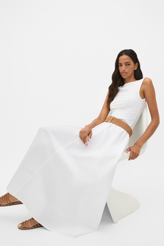 Boat Neck 90s Top | Whisper White | Seed Heritage Boat Neck 90s Top | Whisper White | Seed Heritage