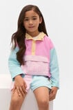 Colourblock Logo Spray Jacket  Candy Pink  hi-res
